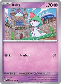 Ralts (27) - SV: Paldean Fates (PAF)