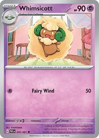 Whimsicott (35) - SV: Paldean Fates (PAF)