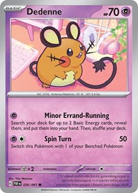 Dedenne (36) - SV: Paldean Fates (PAF)