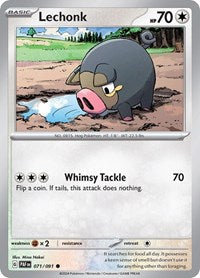 Lechonk (71) - SV: Paldean Fates (PAF)