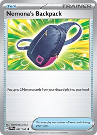 Nemona's Backpack (83) - SV: Paldean Fates (PAF)