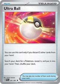 Ultra Ball (91) - SV: Paldean Fates (PAF)