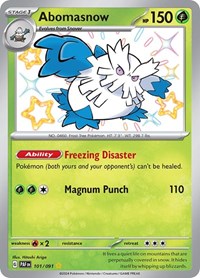 Abomasnow (101) - SV: Paldean Fates (PAF)