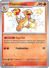 Charmeleon (110) - SV: Paldean Fates (PAF)