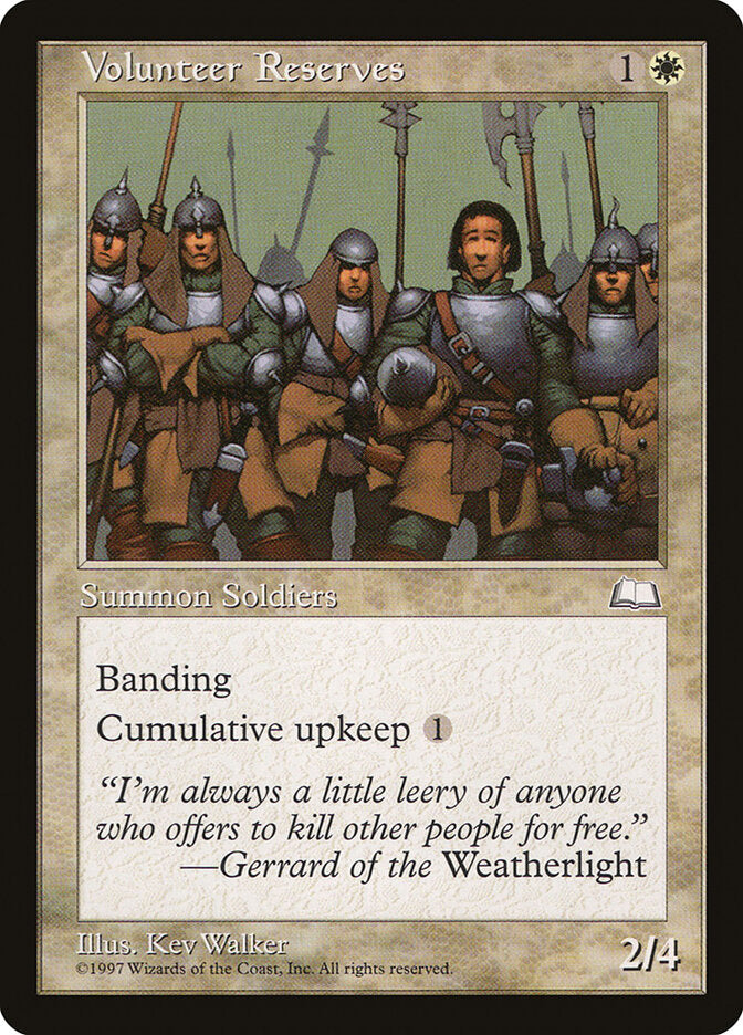 Volunteer Reserves (29) - Weatherlight (WTH)