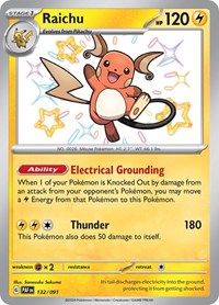 Raichu (132) - SV: Paldean Fates (PAF)