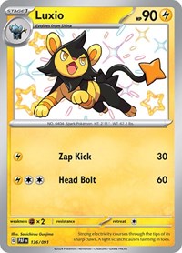 Luxio (136) - SV: Paldean Fates (PAF)