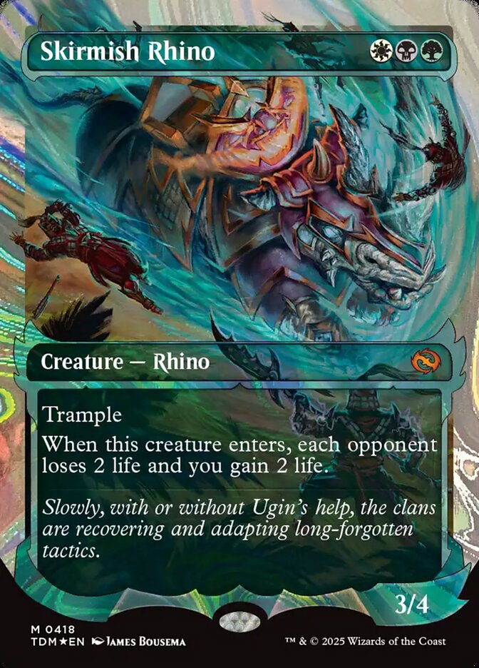 Skirmish Rhino (418) - Tarkir: Dragonstorm (TDM)