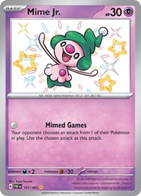 Mime Jr. (157) - SV: Paldean Fates (PAF)
