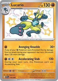 Lucario (174) - SV: Paldean Fates (PAF)