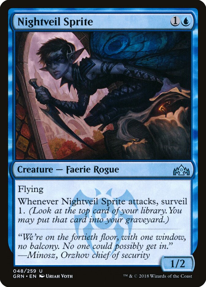 Nightveil Sprite (48) - Guilds of Ravnica (GRN)
