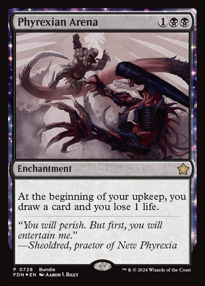 Phyrexian Arena - [Foil, Promo] Foundations (FDN)