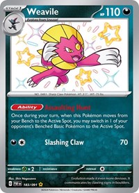 Weavile (183) - SV: Paldean Fates (PAF)