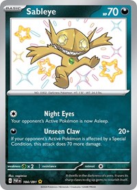 Sableye (184) - SV: Paldean Fates (PAF)