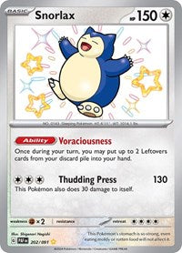 Snorlax (202) - SV: Paldean Fates (PAF)