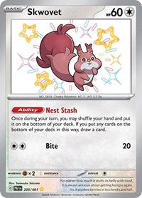 Skwovet (205) - SV: Paldean Fates (PAF)