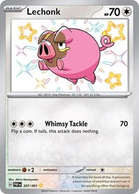 Lechonk (207) - SV: Paldean Fates (PAF)