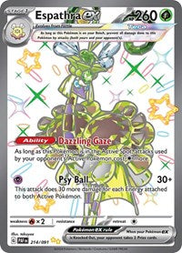 Espathra ex (214) - SV: Paldean Fates (PAF)