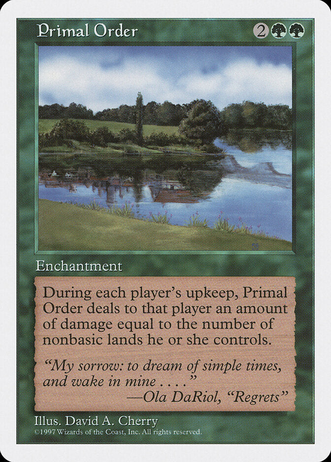 Primal Order (318) - Fifth Edition (5ED)