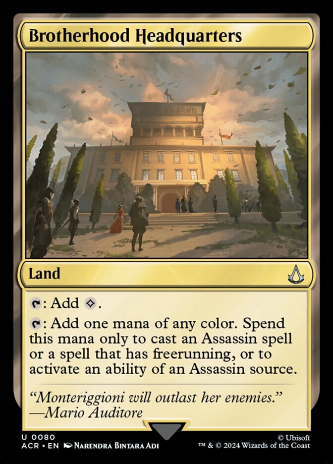 Brotherhood Headquarters - Assassin's Creed (ACR)