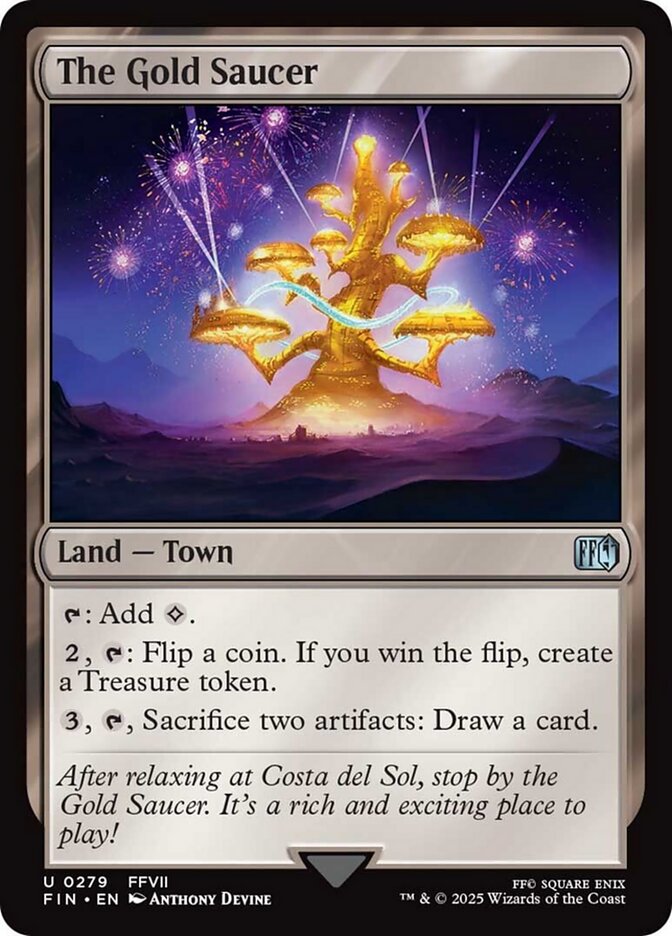 The Gold Saucer (279) - [Foil] Final Fantasy (FIN)