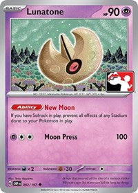 Lunatone (92) - Prize Pack Series Cards