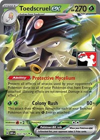 Toedscruel ex (22) - Prize Pack Series Cards