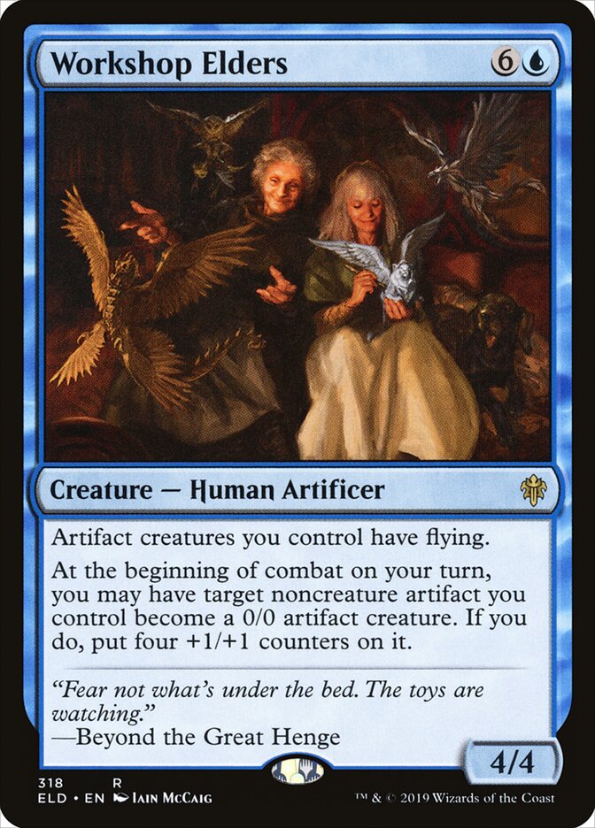 Workshop Elders (318) - Throne of Eldraine (ELD)