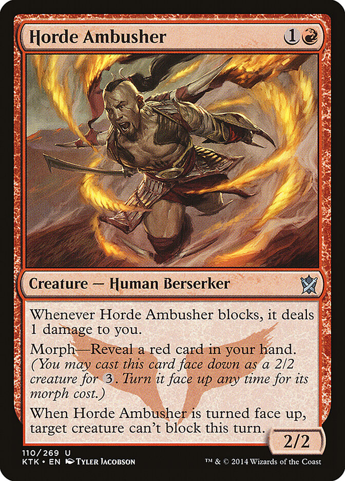 Horde Ambusher (110) - Khans of Tarkir (KTK)