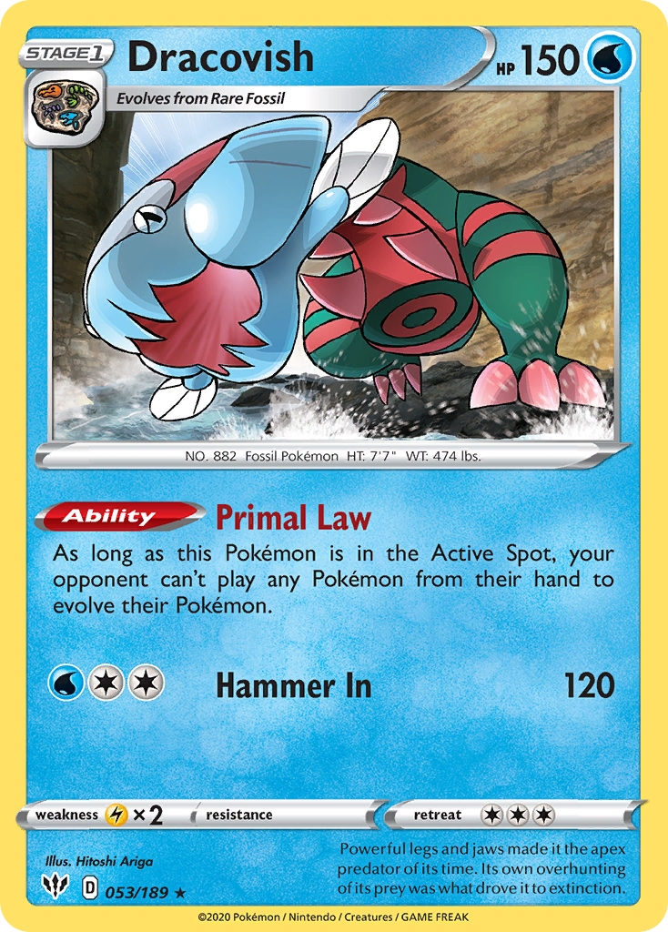 Dracovish (53/189) - [Holo Foil] Darkness Ablaze (DAA)