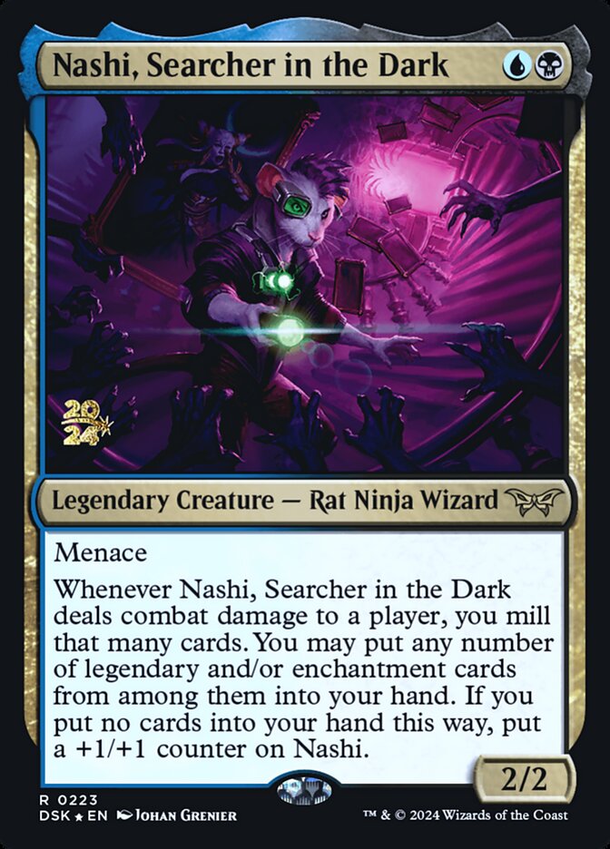 Nashi, Searcher in the Dark (223s) - Duskmourn: House of Horror Promos (PDSK)
