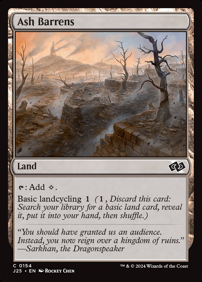 Ash Barrens - Foundations Jumpstart (J25)