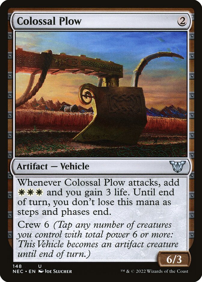 Colossal Plow (148) - Neon Dynasty Commander (NEC)