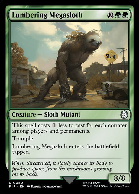 Lumbering Megasloth (80) - Fallout (PIP)