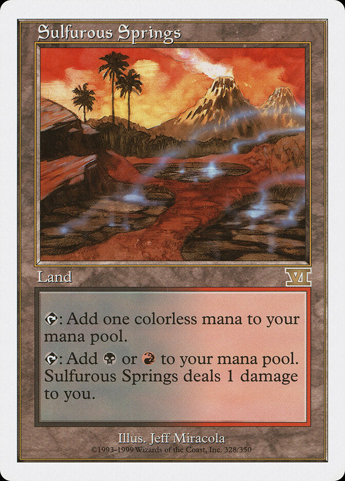 Sulfurous Springs (328) - Classic Sixth Edition (6ED)