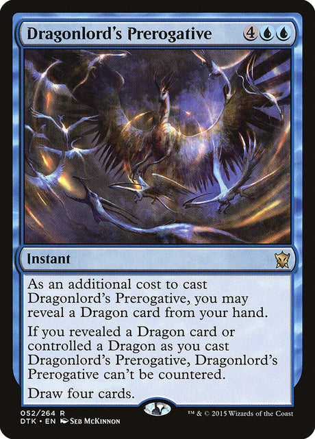Dragonlord's Prerogative (52) - Dragons of Tarkir (DTK)