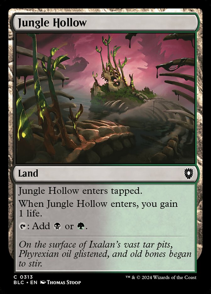 Jungle Hollow (313) - Bloomburrow Commander (BLC)