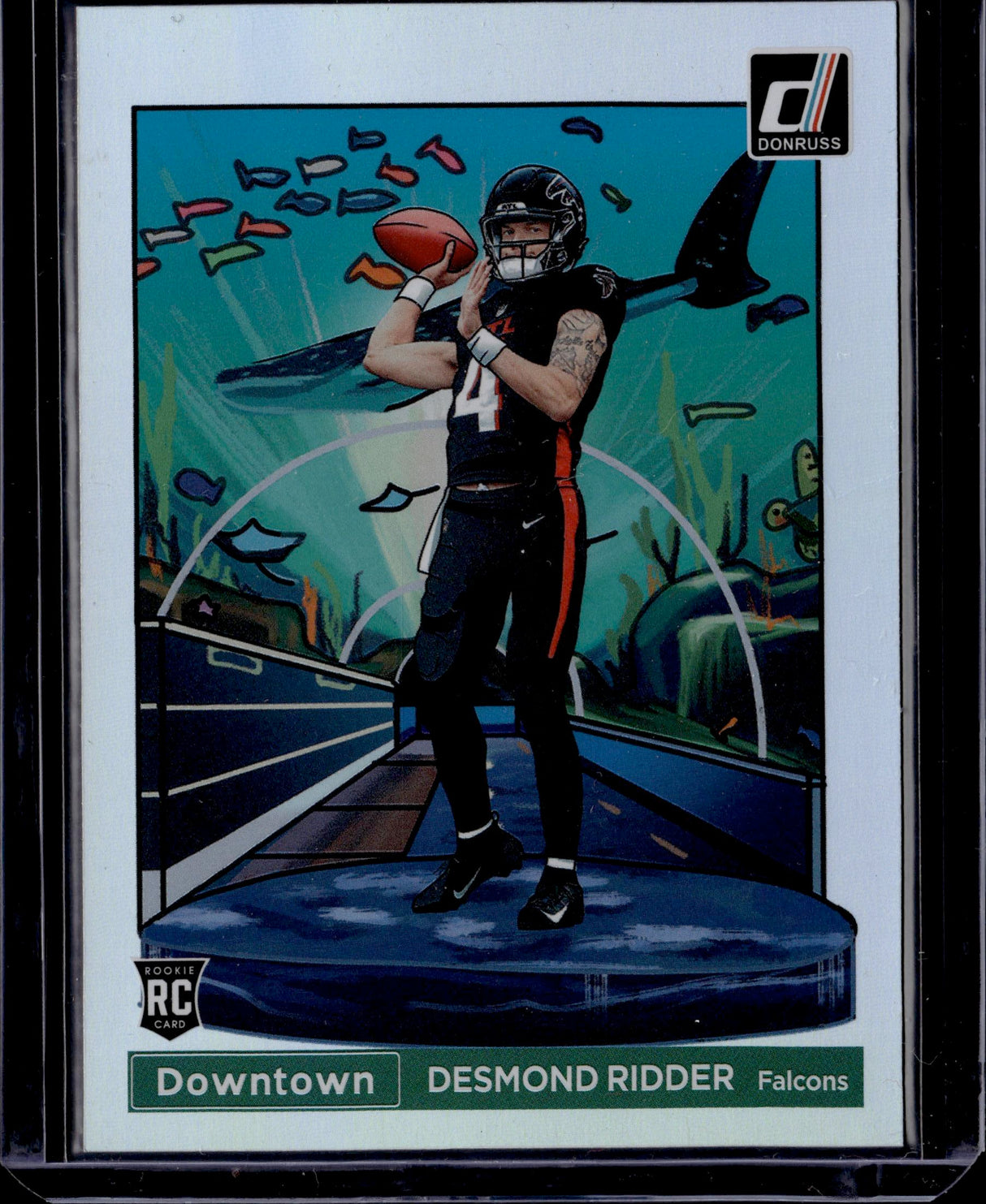 2022 Donruss #DT-DR Desmond Ridder Downtown!