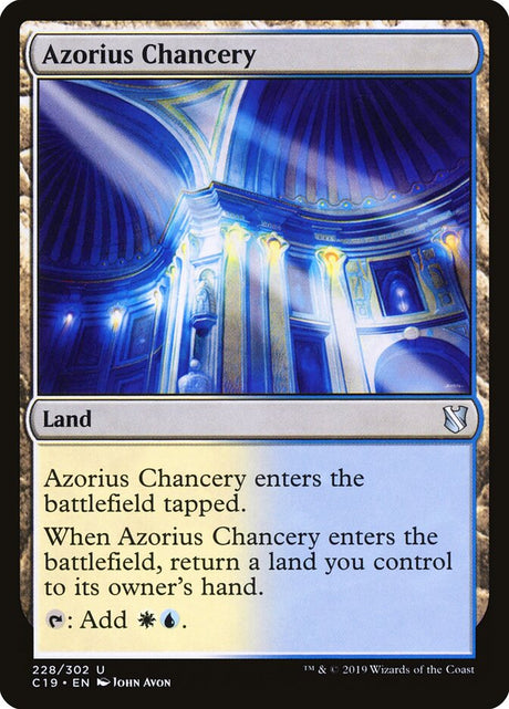 Azorius Chancery (228) - Commander 2019 (C19)