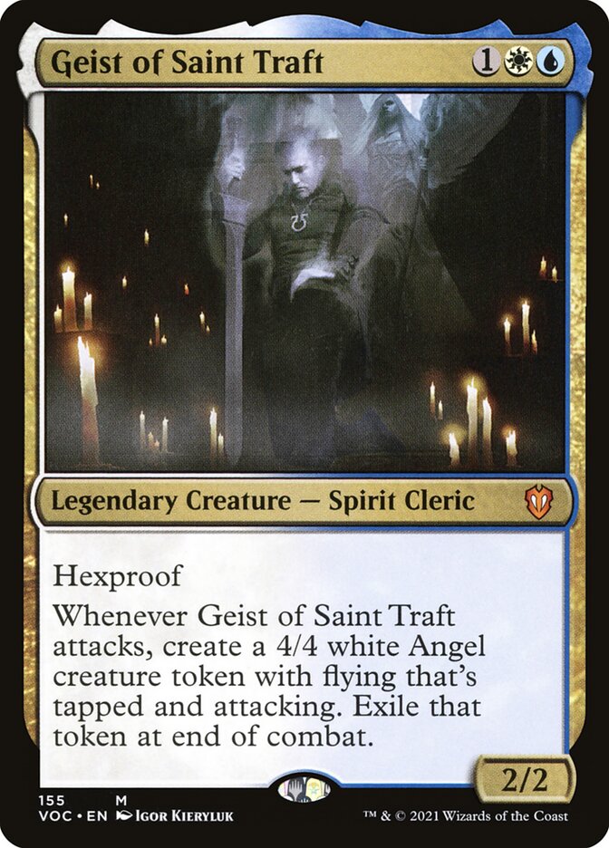 Geist of Saint Traft (155) - Crimson Vow Commander (VOC)
