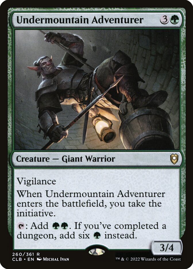 Undermountain Adventurer (260) - Commander Legends: Battle for Baldur's Gate (CLB)