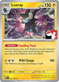 Luxray (71) - Prize Pack Series Cards