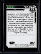 2023 Topps Chrome Star Wars Yoda Refractor Auto #51
