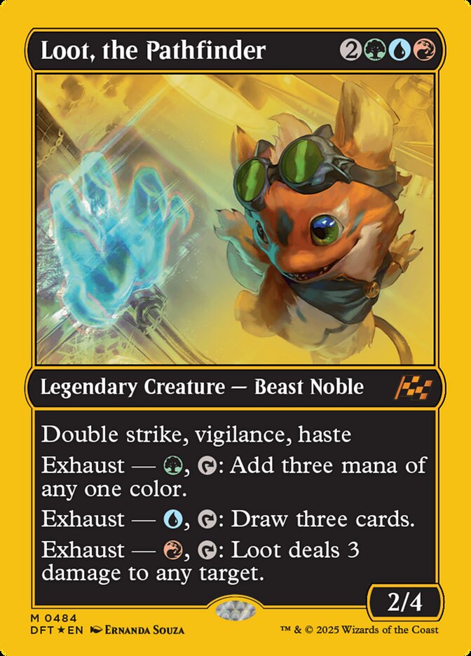 Loot, the Pathfinder - [First Place Foil] Aetherdrift (DFT)