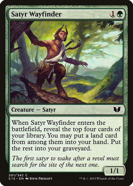 Satyr Wayfinder (201) - Commander 2015 (C15)