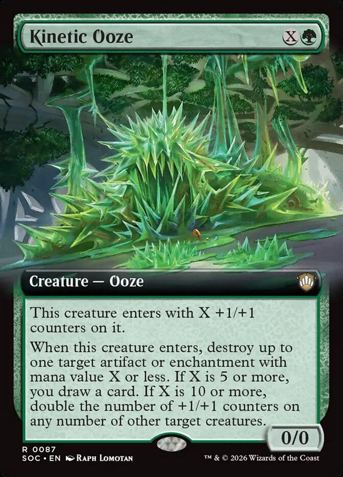Kinetic Ooze (87) - Secrets of Strixhaven Commander (SOC)