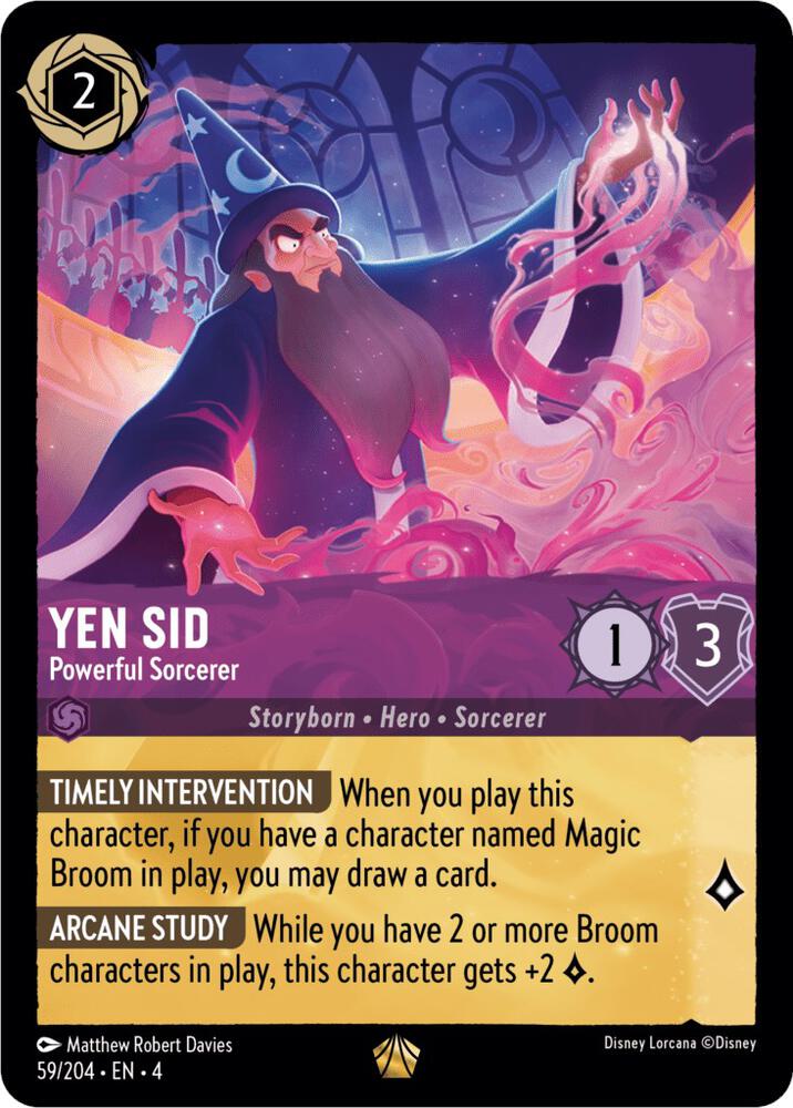 Yen Sid - Powerful Sorcerer - [Foil] Ursula's Return (4)