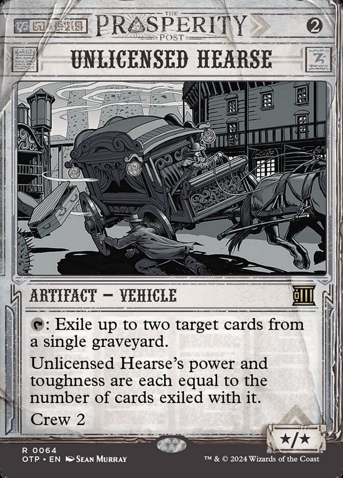 Unlicensed Hearse - [Foil, Showcase] Breaking News (OTP)