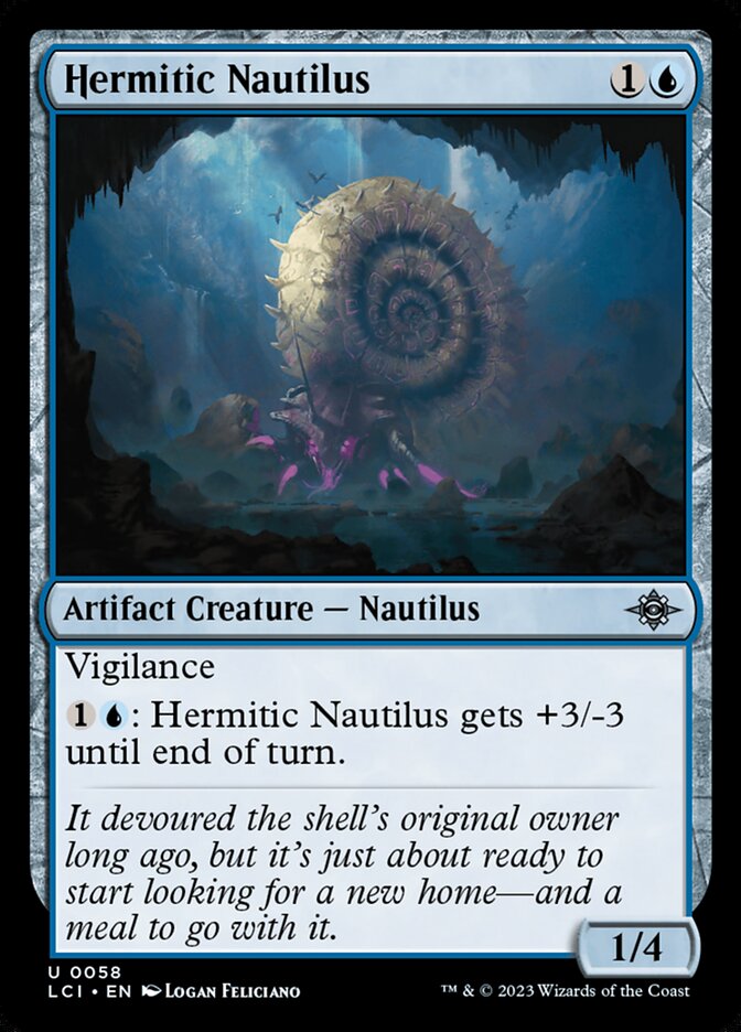 Hermitic Nautilus (58) - The Lost Caverns of Ixalan (LCI)