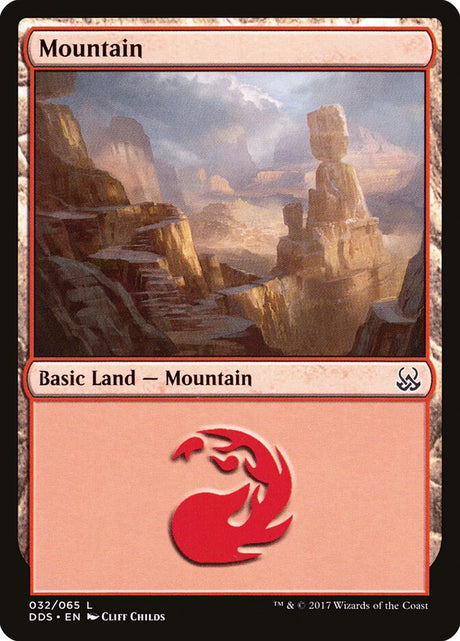 Mountain (32) - Duel Decks: Mind vs. Might (DDS)